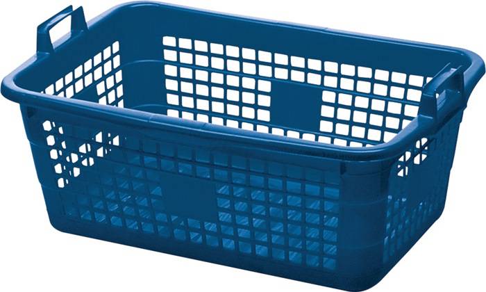 Lockweiler Plastic Werke GmbH Korb L620xB425xH250mm 45 lPE blau LOCKWEILER 103906226-0