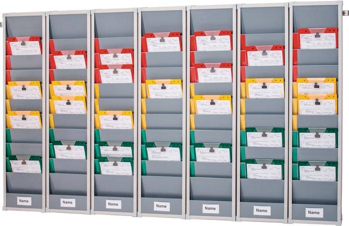 Planungstafel H1282xB1700xT78mm 5 Reihen inkl.Wandprofil EICHNER-0