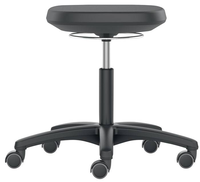 Drehhocker Labsit Rl.Integralschaum Sitz-H.450-650mm BIMOS-0