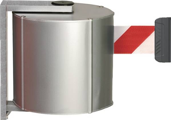 Gurtkassette silber f.Gurt-L.12m rot/weiß z.Wm.VIA GUIDE