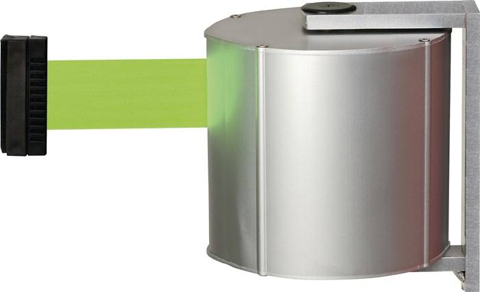 Gurtkassette silber f.Gurt-L.22m schwarz z.Wm.VIA GUIDE-0