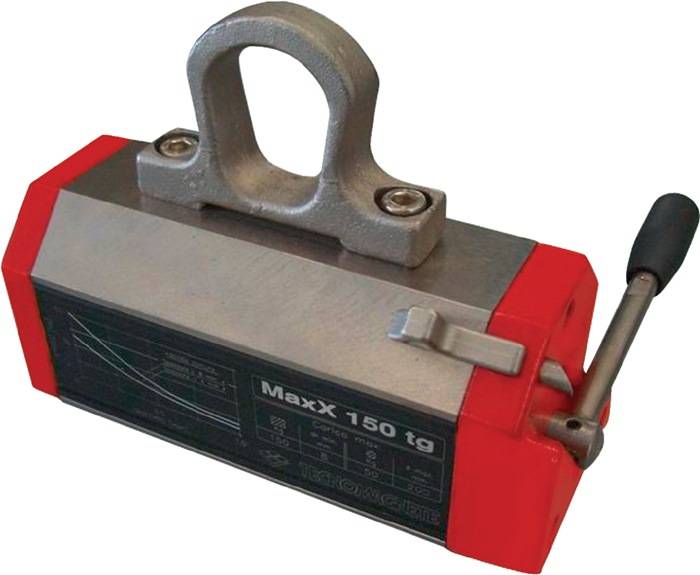 Lasthebemagnet Maxx Trgf.300kg Gesamt-H.200mm m.Handbetätigung-0