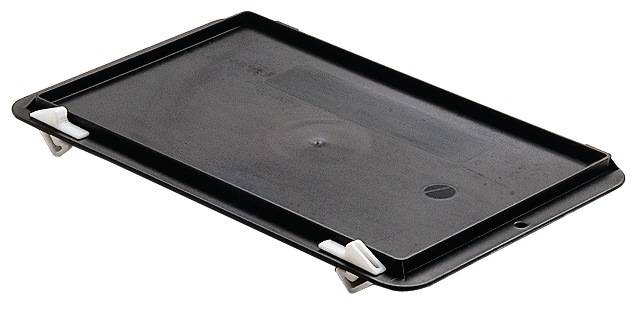 Deckel L300xB200mm schwarz PP leitfähig 4 St/Karton