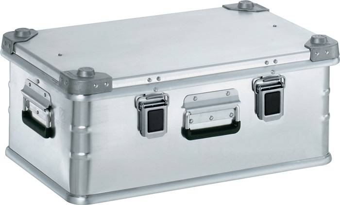 ZARGES Universalkiste K 470 - 42 l, Lagerbox, Alu Kiste - Breite 600 mm - Höhe 250 mm - Tiefe 400 mm - Aluminiumkiste-0