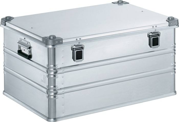 ZARGES Universalkiste K 470, Lagerbox, Alu Kiste - Volumen 157 l - Höhe 410 mm - Breite 800 mm - Tiefe 600 mm - Aluminiu-0