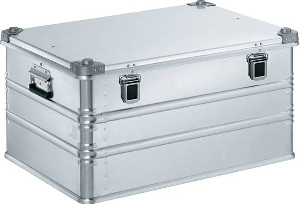 ZARGES Universalkiste K 470, Lagerbox, Alu Kiste - Volumen 157 l - Höhe 410 mm - Breite 800 mm - Tiefe 600 mm - Aluminiu