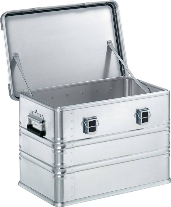 ZARGES Universalkiste K 470 - 73 l, Lagerbox, Alu Kiste - Höhe 410 mm - Breite 600 mm - Tiefe 400 mm - Aluminiumkiste-1