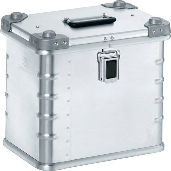 ZARGES Universalkiste K 470 - 27 l, Lagerbox, Alu Kiste - Höhe 340 mm - Breite 400 mm - Tiefe 300 mm - Aluminiumkiste