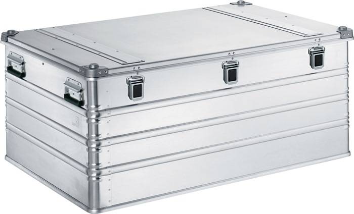 ZARGES Universalkiste K 470, Lagerbox, Alu Kiste - Volumen 414 l - 510 x 1.200 x 800 mm (H x B x T) - Aluminiumkiste-0