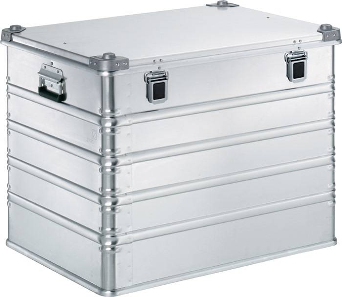 ZARGES Universalkiste K 470, Lagerbox, Alu Kiste - Volumen 239 l - Höhe 610 mm - Breite 800 mm - Tiefe 600 mm - Aluminiu-0