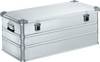 Aluminiumbox L1000xB500xH410mm 162l m.Klappverschluss u.Alu-Stapelecken