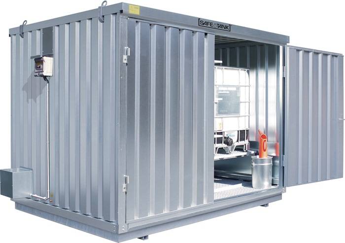Lagercontainer B3050xT2170xH2310mm mont.f.aktive Lagerung verz.Vol.1030l SÄBU-0