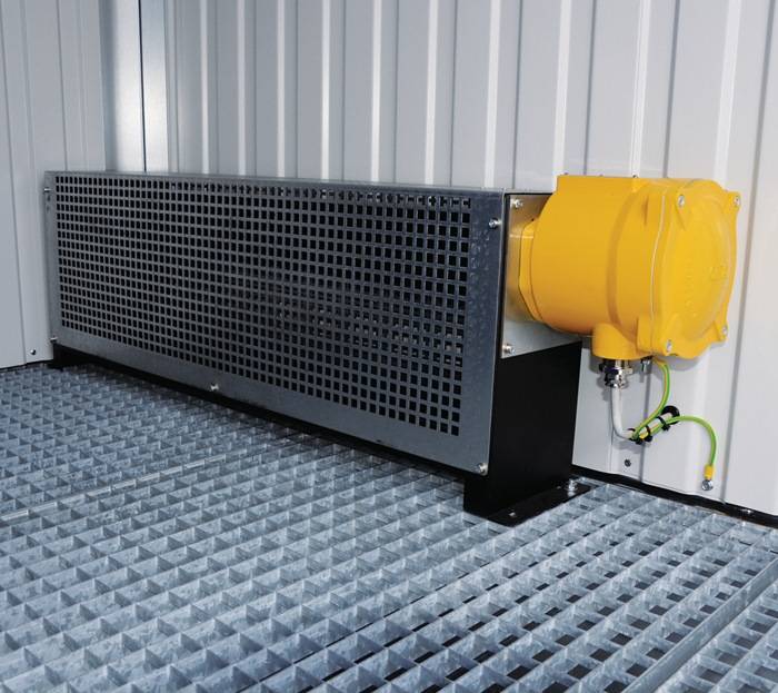 Lagercontainer B3075xT2075xH2385mm isol.gem.GHS 1-4 verz.Auffangvol.1000l LACONT-2