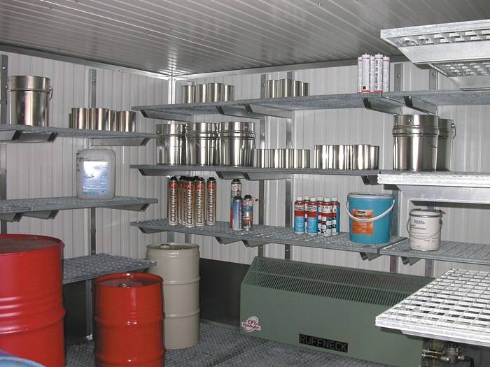 Lagercontainer B2075xT1075xH2385mm isol.gem.GHS 1-4 verz.Auffangvol.300l-3