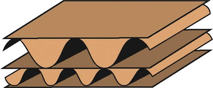 Wellpapp-Faltkarton lang 2-wellig, 1000 x 150 x 150 mm-1