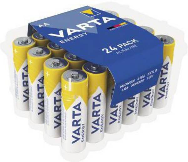 Varta Batterie 4106229224 AA Mignon 24 St./Pack.