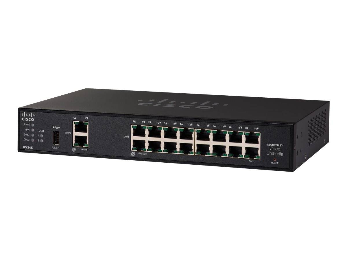 Cisco Small Business RV345 - Router - GigE - WAN-Ports: 2-0