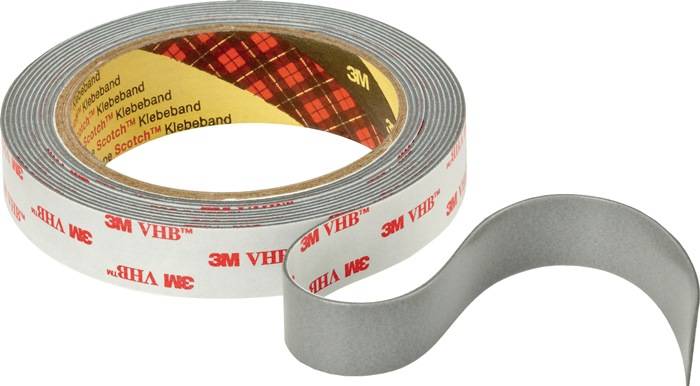 Montageband VHB Tape 4941P grau L.3m B.19mm Rl.3M-1