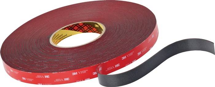 Montageband VHB Tape 4611F dunkelgrau L.3m B.19mm Rl.3M-1