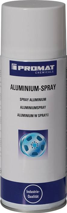 Aluminiumspray b.+300GradC (kurzzeitig) mattsilber 400 ml Spraydose