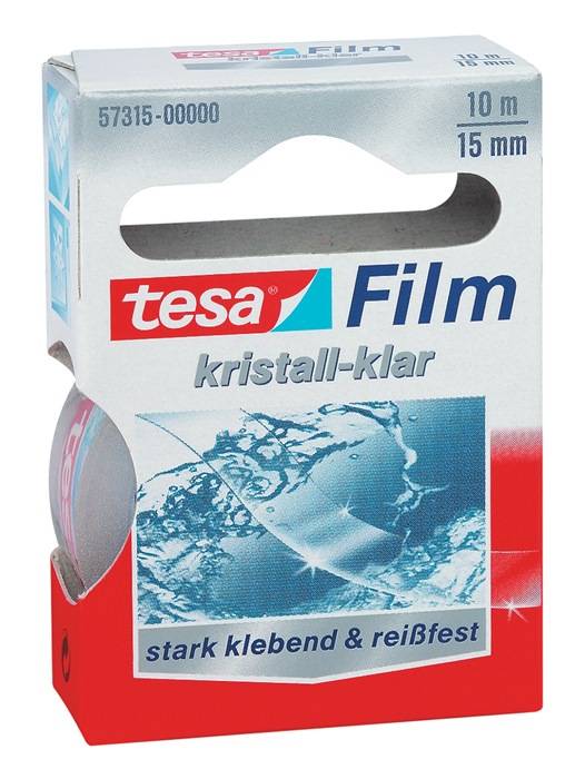 Klebeband tesafilm® 57315 kristall-klar L.10m B.15mm Rl.TESA-0