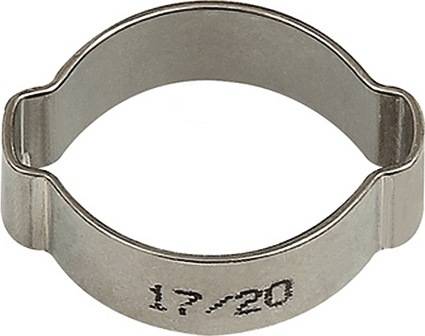 Schlauchklemme 2-Ohr VA 1.4301 (W4) Spannber.11-13mm 50St./Beutel RIEGLER-0