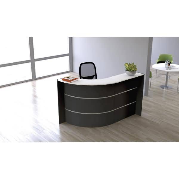 Bogen-Theke Bari BxHxT 175x112x95cm anthrazit-0