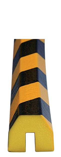 Kantenschutz Typ BB, L 5000 mm gelb/schwarz zum Aufstecken - Artikel: 7830105716-0