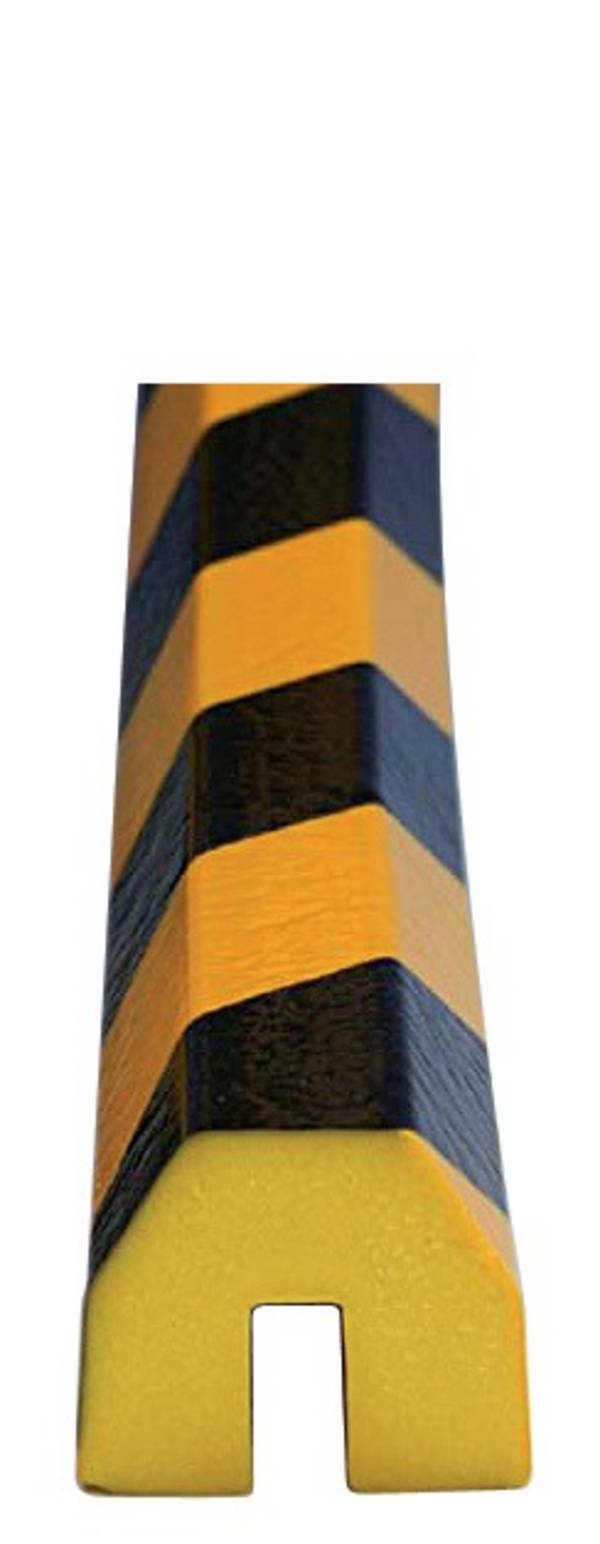 Kantenschutz Typ BB, L 5000 mm gelb/schwarz zum Aufstecken - Artikel: 7830105716