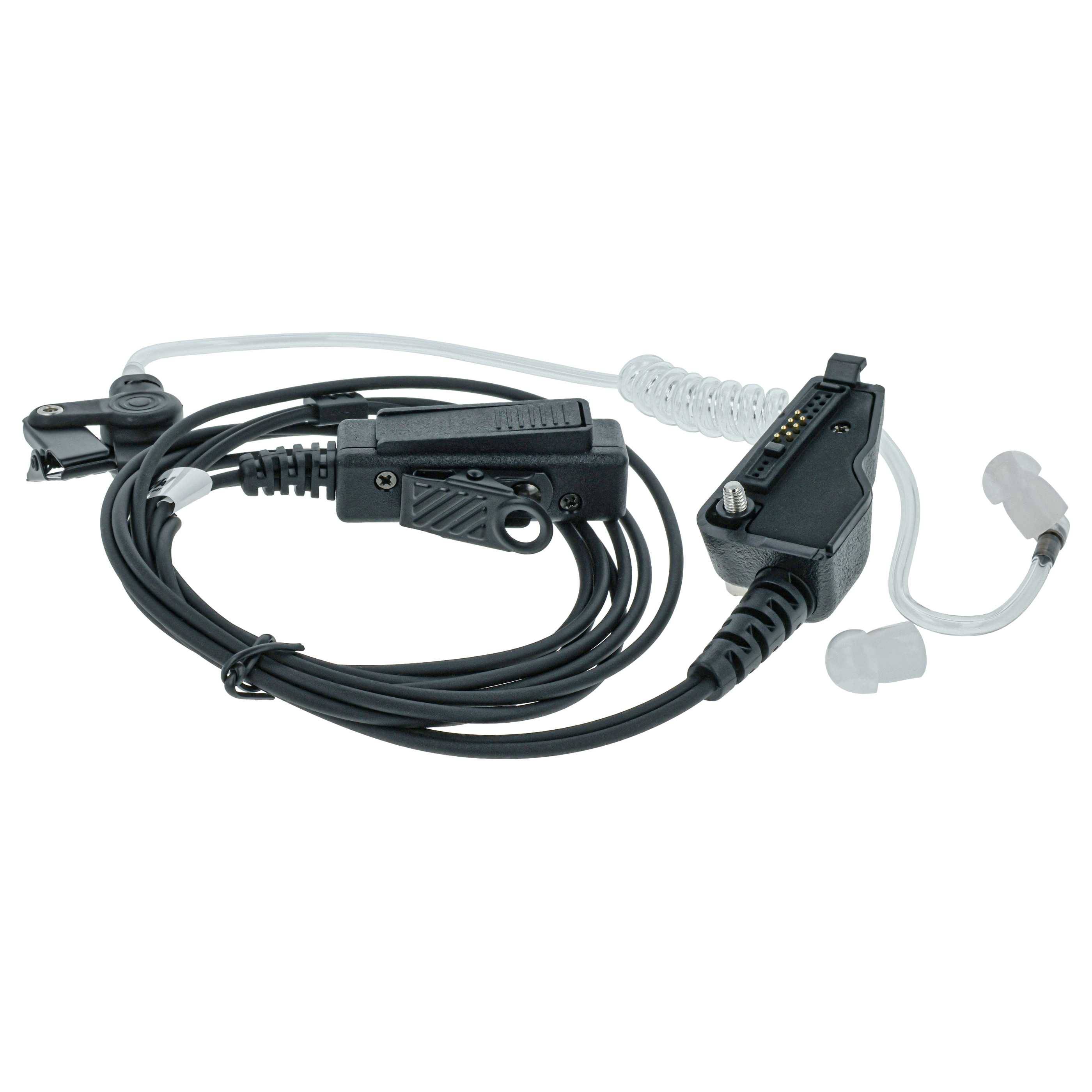 vhbw Headset kompatibel mit Kenwood TK-290 FuG 11b | TK-3140, TK-3140E, TK-3148, TK-3180, TK-3180E, TK-3180E MPT-1