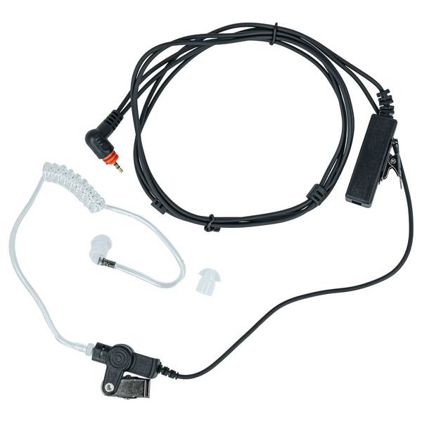 vhbw Headset kompatibel mit Motorola SL7550 | SL1K, SL4010, SL1600, SL4000, SL7500, SL1M Funkgerät - schwarz