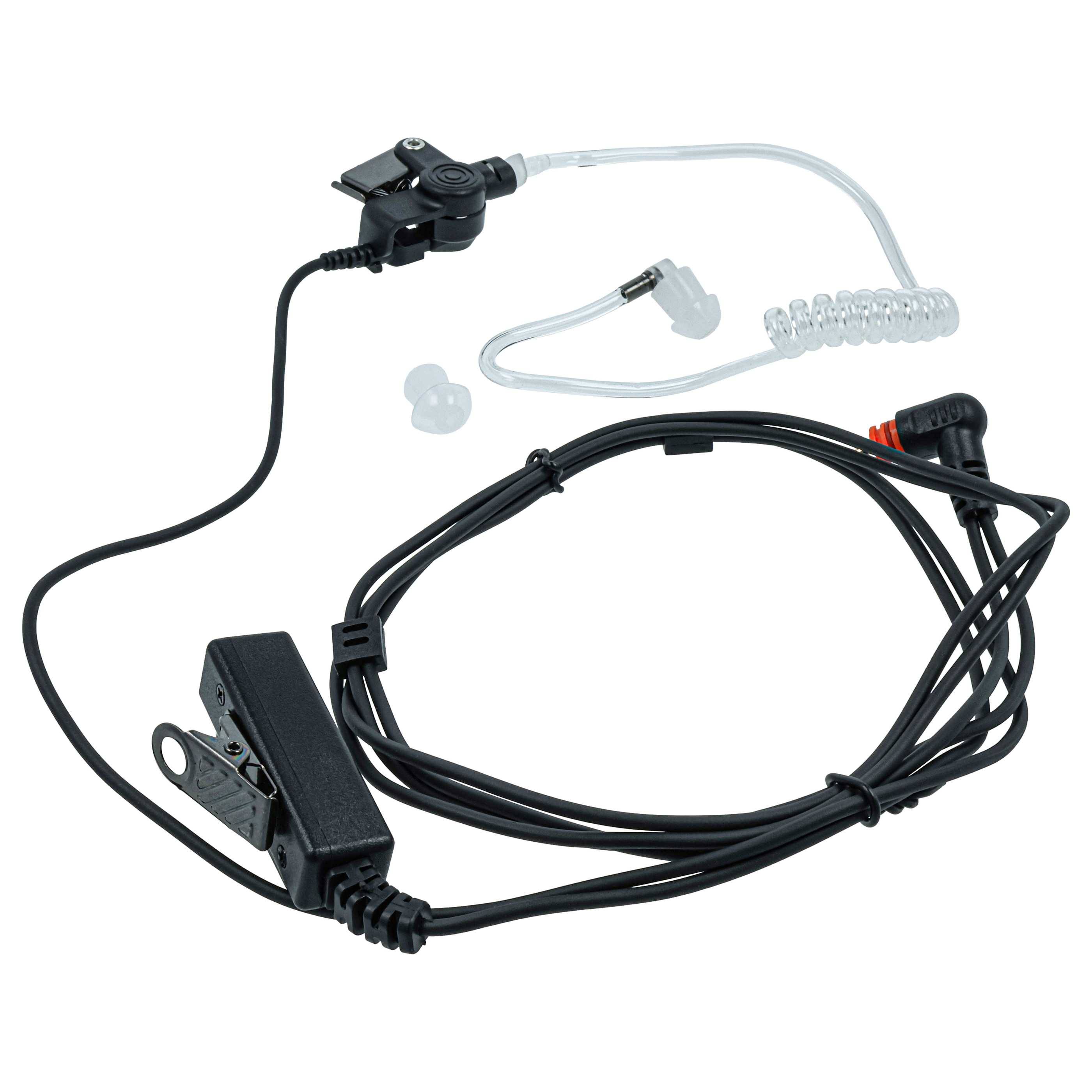 vhbw Headset kompatibel mit Motorola SL7550 | SL1K, SL4010, SL1600, SL4000, SL7500, SL1M Funkgerät - schwarz-1