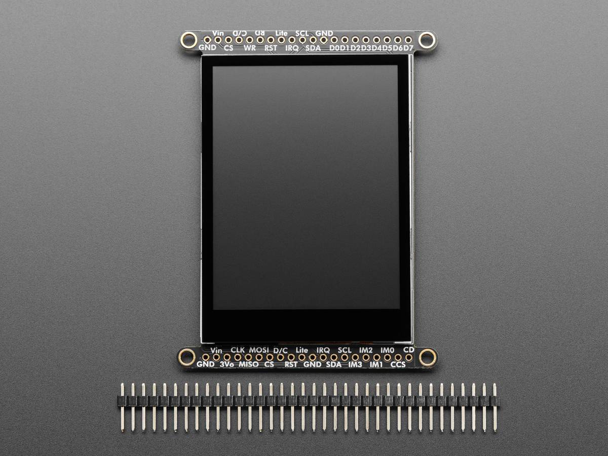 Adafruit 2.8inch TFT LCD Cap Touch Breakout Board with MicroSD Socket 2090-1