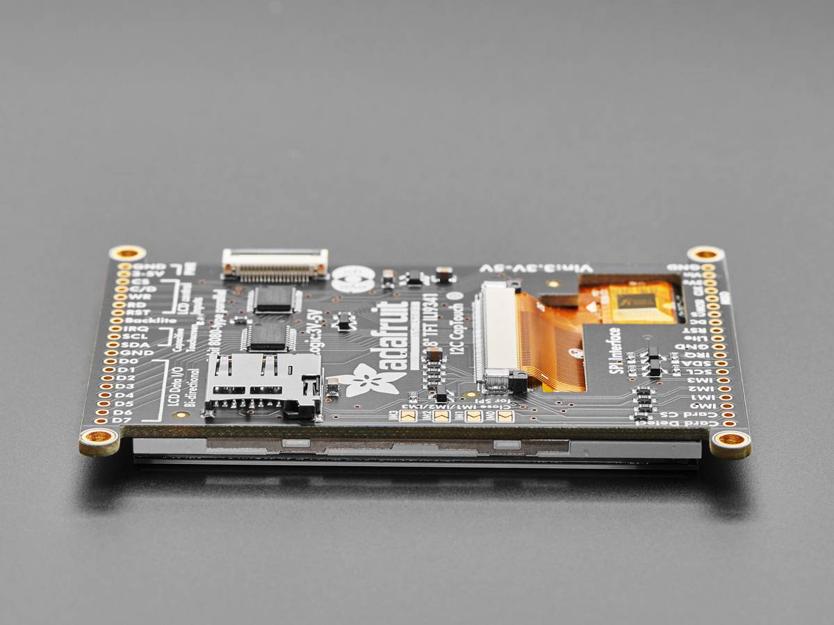 Adafruit 2.8inch TFT LCD Cap Touch Breakout Board with MicroSD Socket 2090-2