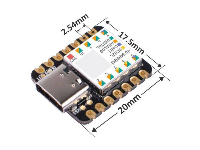 Seeed Studio Seeeduino XIAO - Arduino Microcontroller - SAMD21 Cortex M0+-3