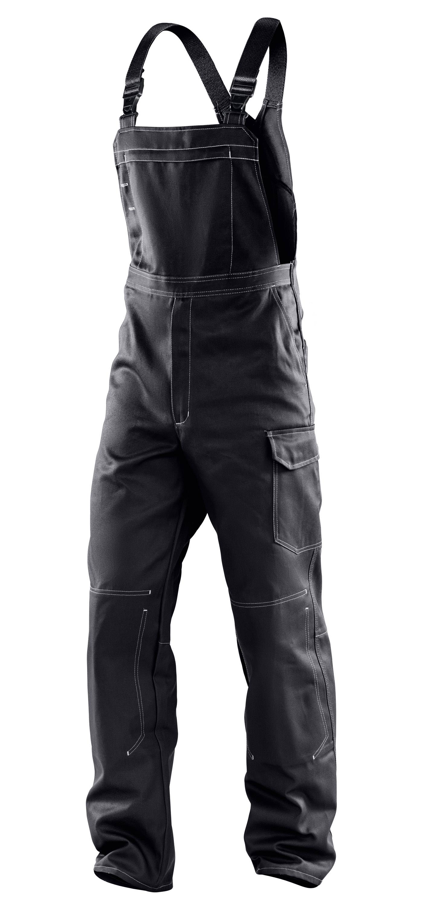 ORGANIQ Latzhose, schwarz, 50-0