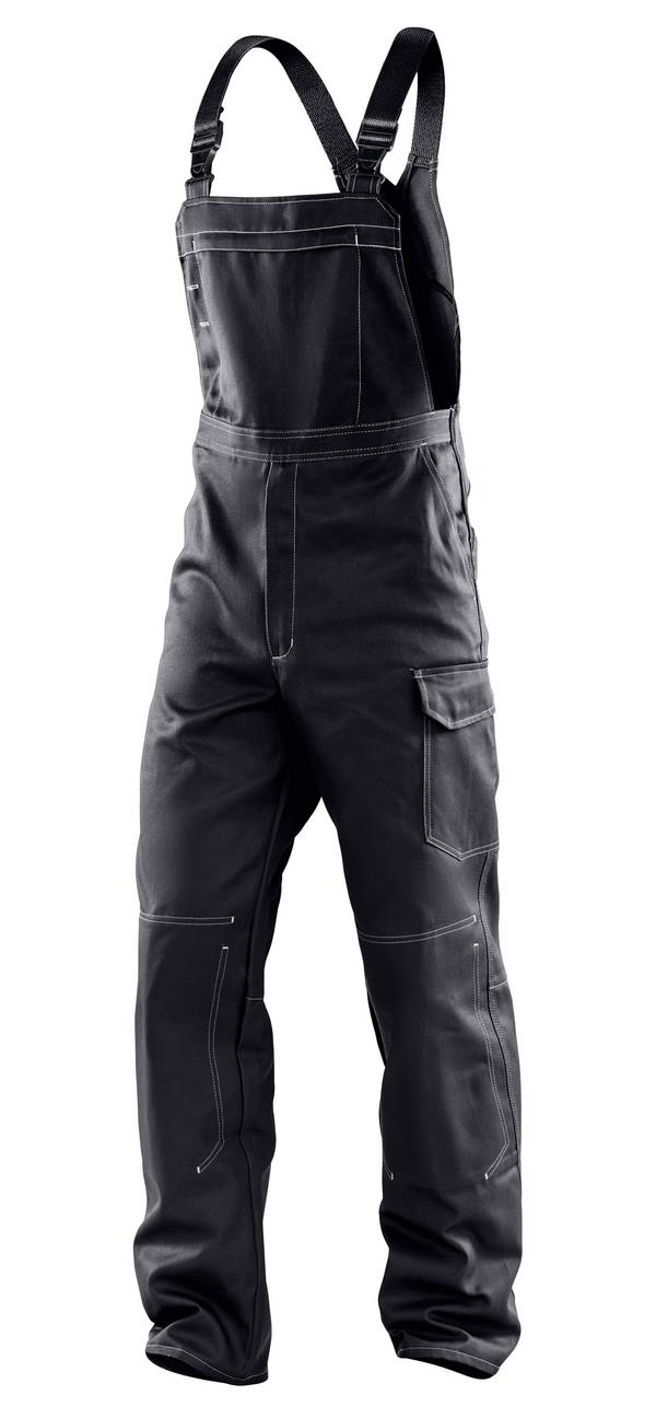 ORGANIQ Latzhose, schwarz, 60