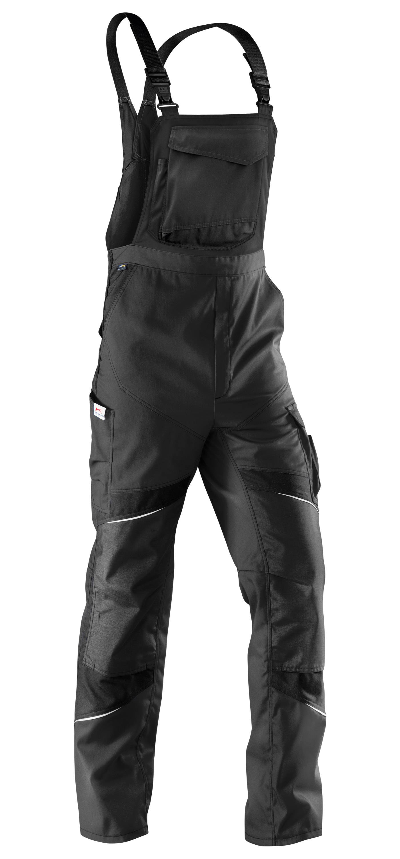 KÜBLER ACTIVIQ Latzhose, schwarz, 106-0
