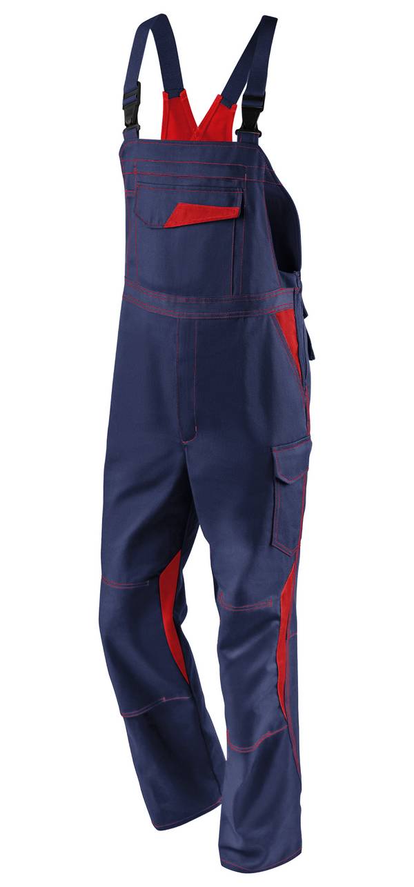 IMAGE DRESS NEW DESIGN Latzhose, dunkelblau/mittelrot, 30