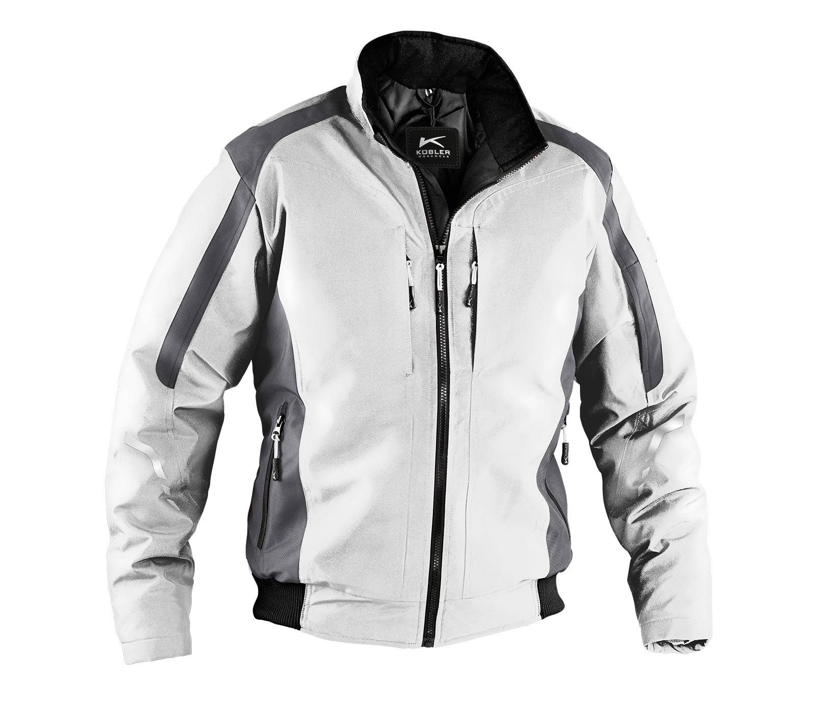Pilotenjacke 13675229-1097-3XL Größe XXXL Farbe weiß / anthrazit