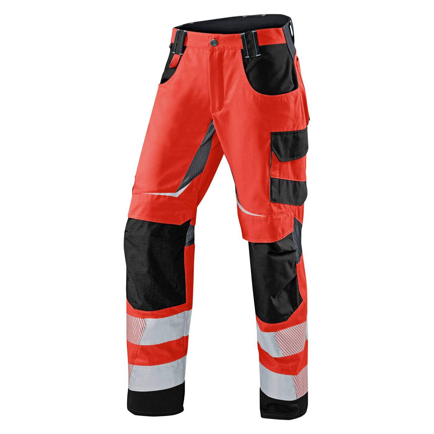 KÜBLER REFLECTIQ Sommerhose PSA 2, warnrot/schwarz, 24-0