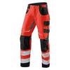 KÜBLER REFLECTIQ Sommerhose PSA 2, warnrot/schwarz, 24