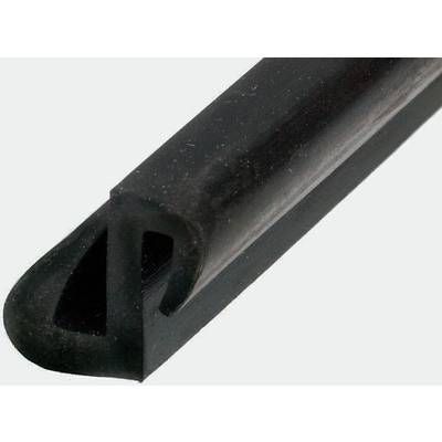 RS PRO Türdichtung, Typ , PVC, Schwarz, B. 4.5mm, H. 4,5 mm, L. 16.2mm //  Rolle a 20 Meter kaufen