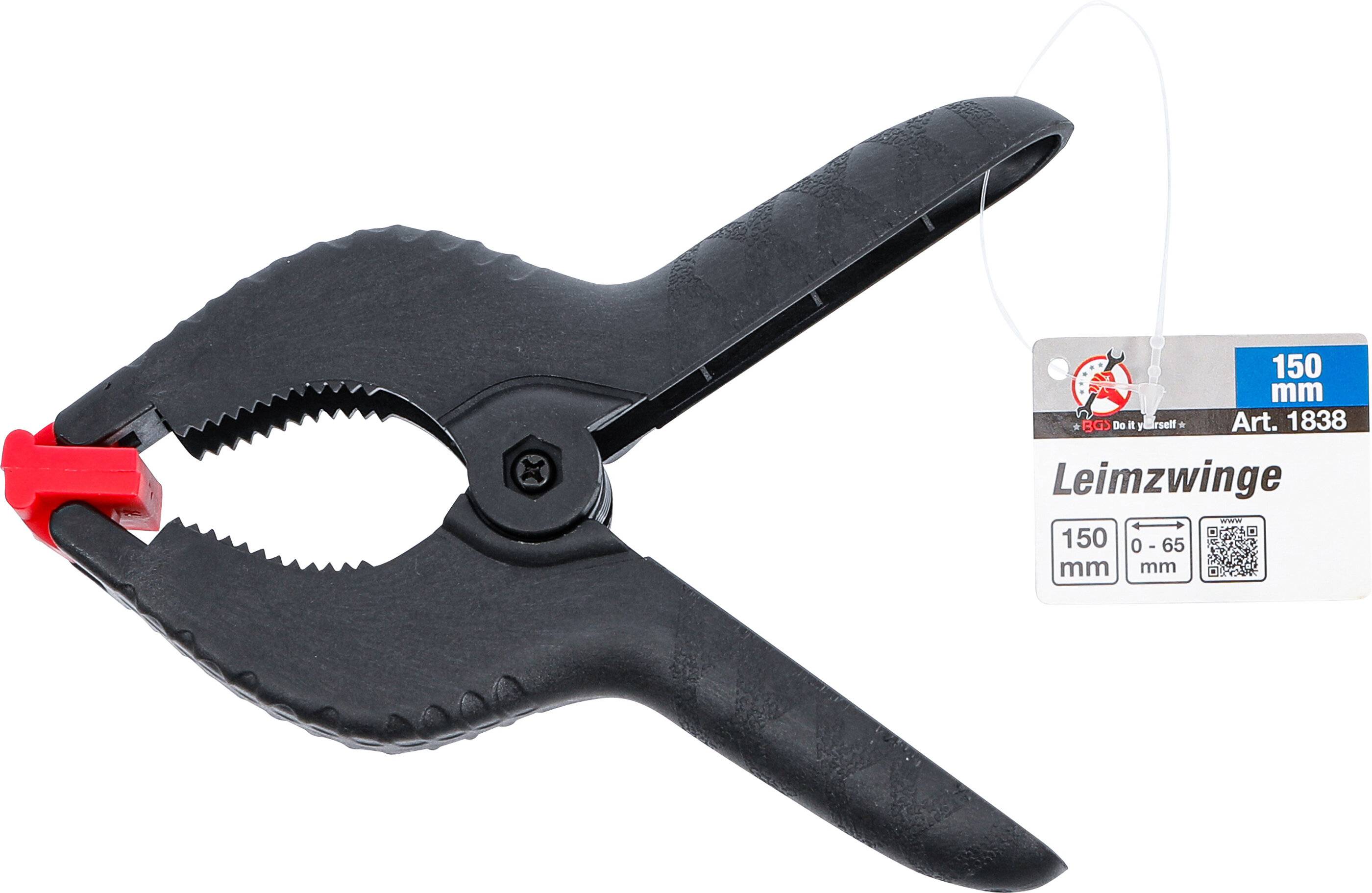 Leimzwinge 150 mm Stahlfeder-3