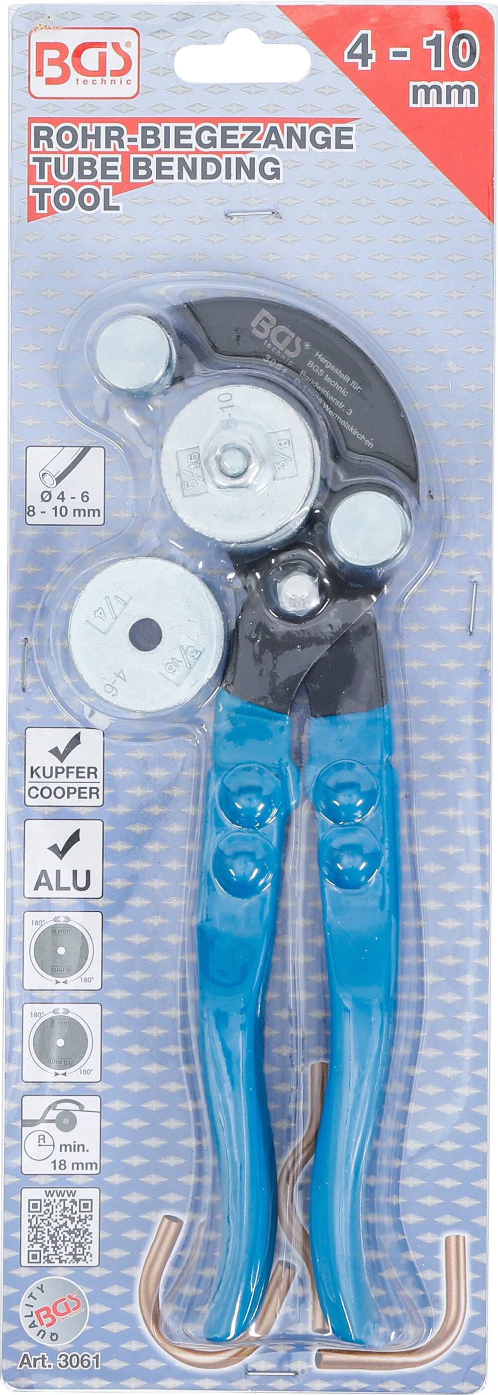 Rohr-Biegezange für Kupferrohre 4 - 10 mm-3