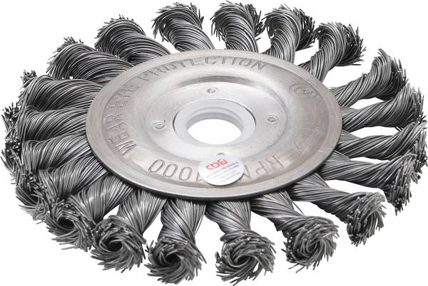 Scheibenbürste / Zopfrundbürste Ø 115 mm