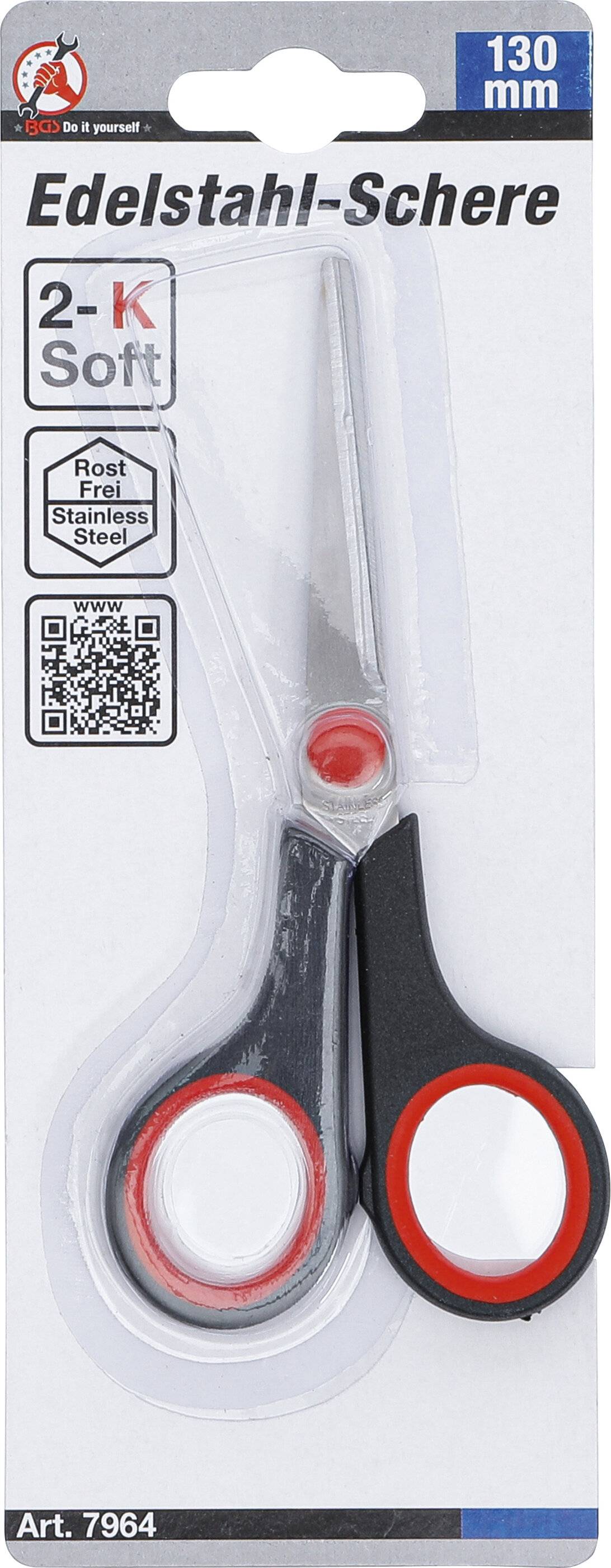 Edelstahl-Schere - Länge 130 mm-2