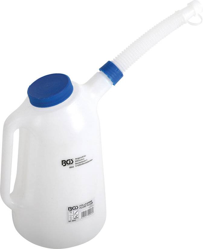 Füllkanne mit flexiblem Ausgussstutzen und Deckel 3 l-0