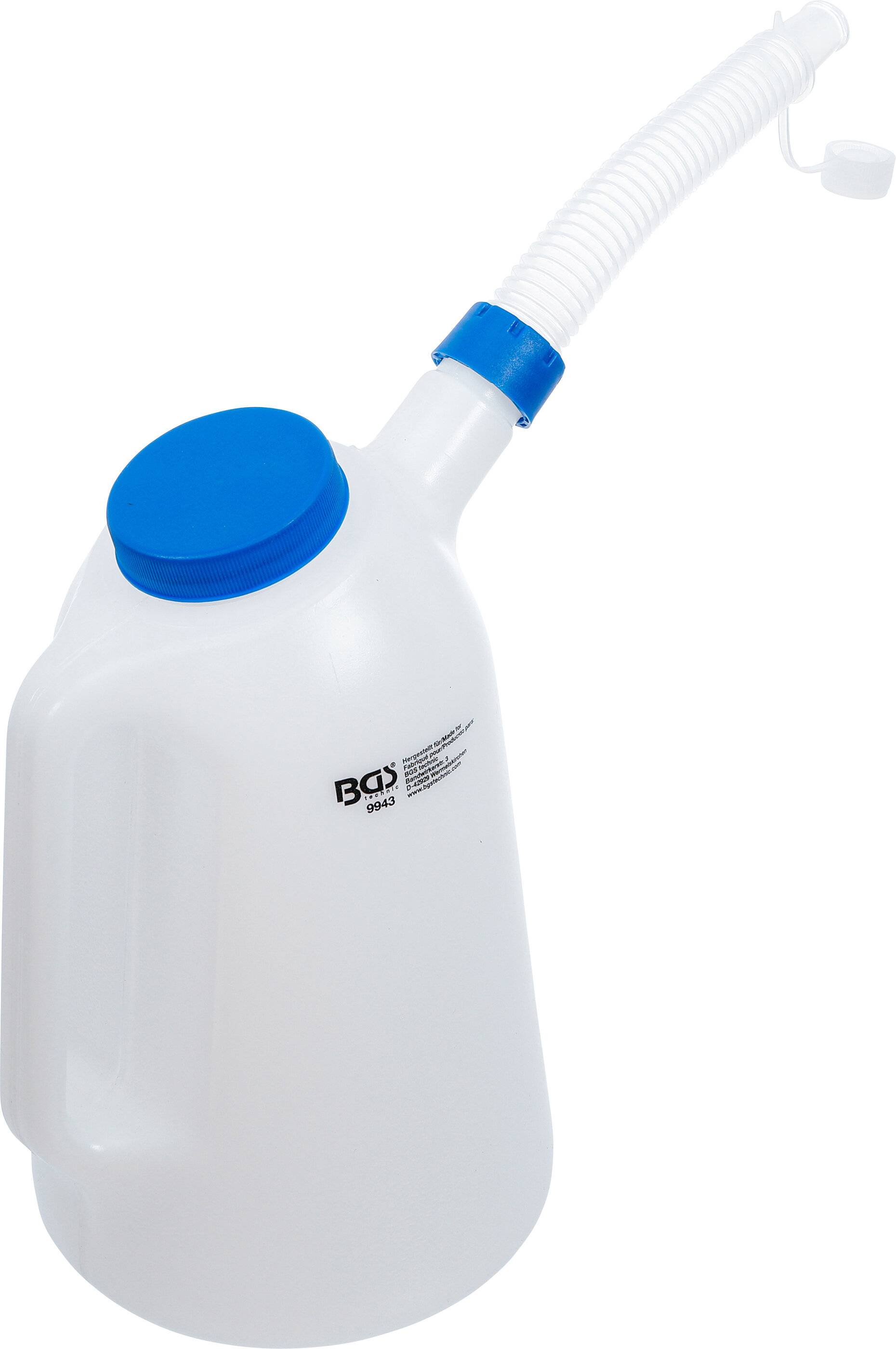 Füllkanne mit flexiblem Ausgussstutzen und Deckel 3 l-1
