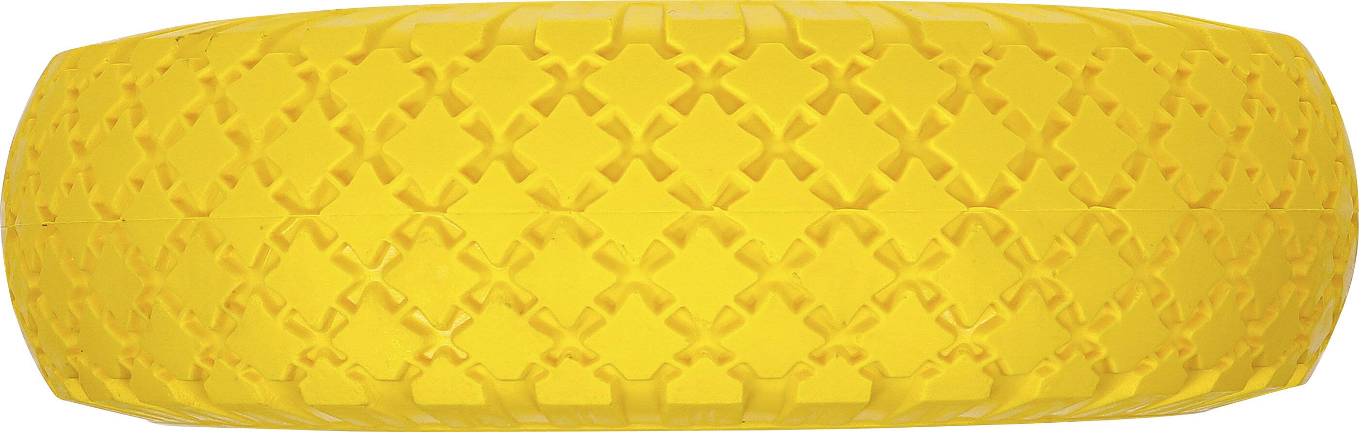 Rad für Sackkarren/Bollerwagen PU, gelb/schwarz 260 mm-1